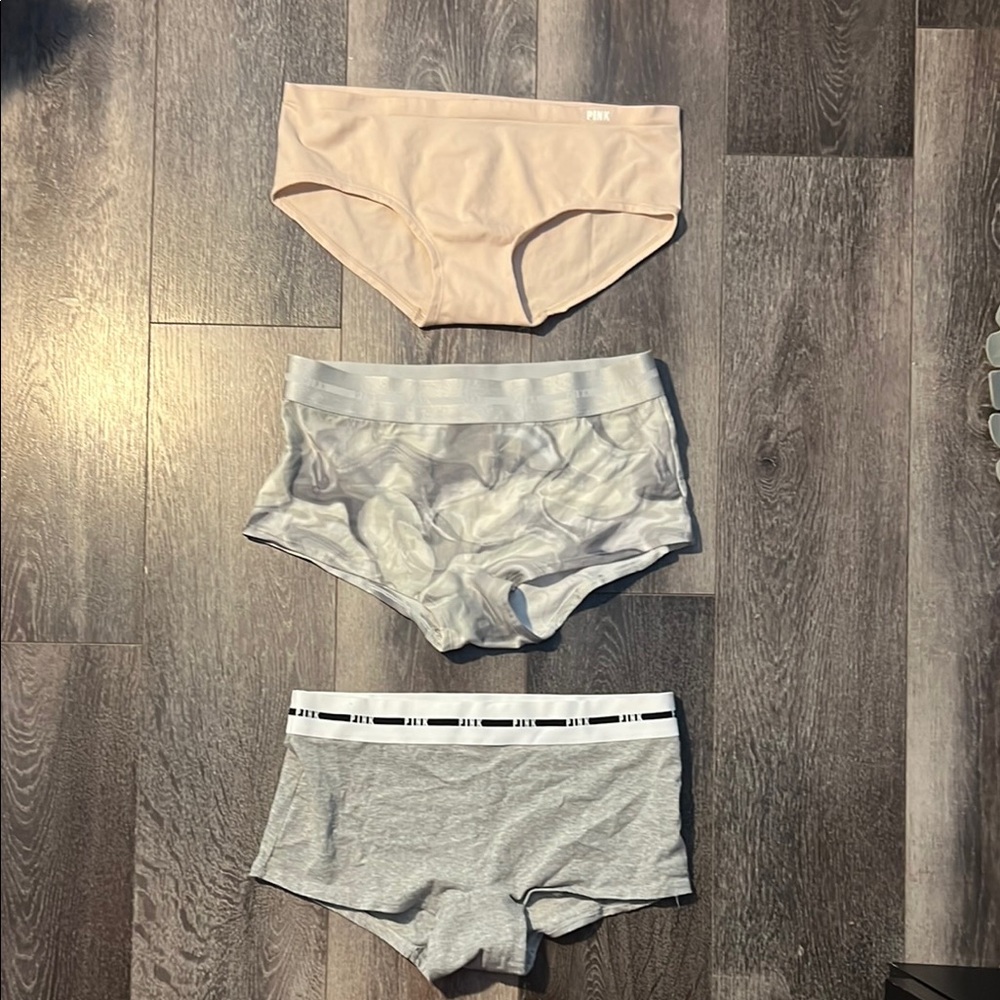 Victoria's Secret PINK Underwear Trio - Soft Tones